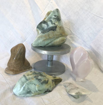 Hand-carved Soapstone by Julia Quance